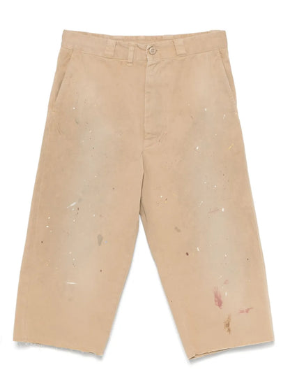 Paint-Splatter Detailed Shorts