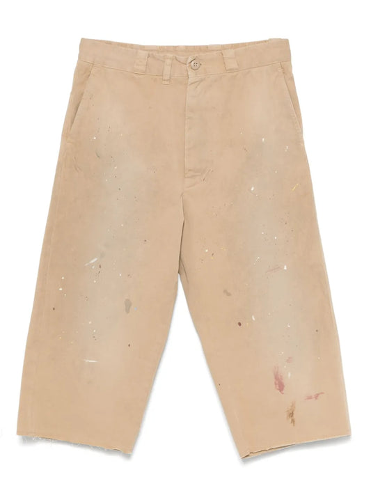 Paint-Splatter Detailed Shorts