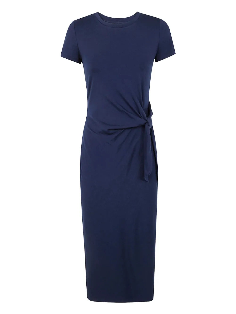 Twist-Detail Midi Dress