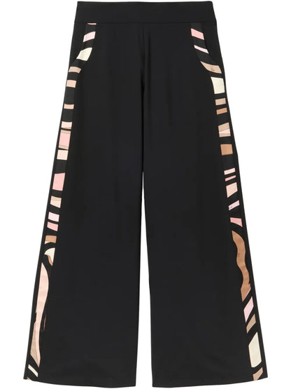 Wool-Blend Palazzo Pants
