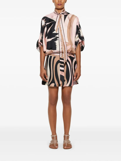 Marmo-Print Dress