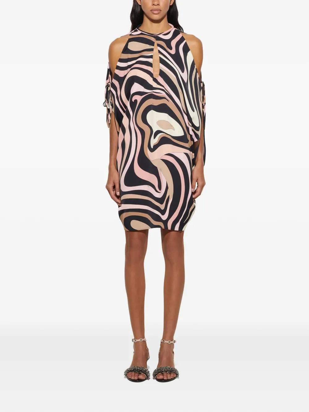Marmo-Print Dress