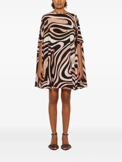 Marmo-Print Dress