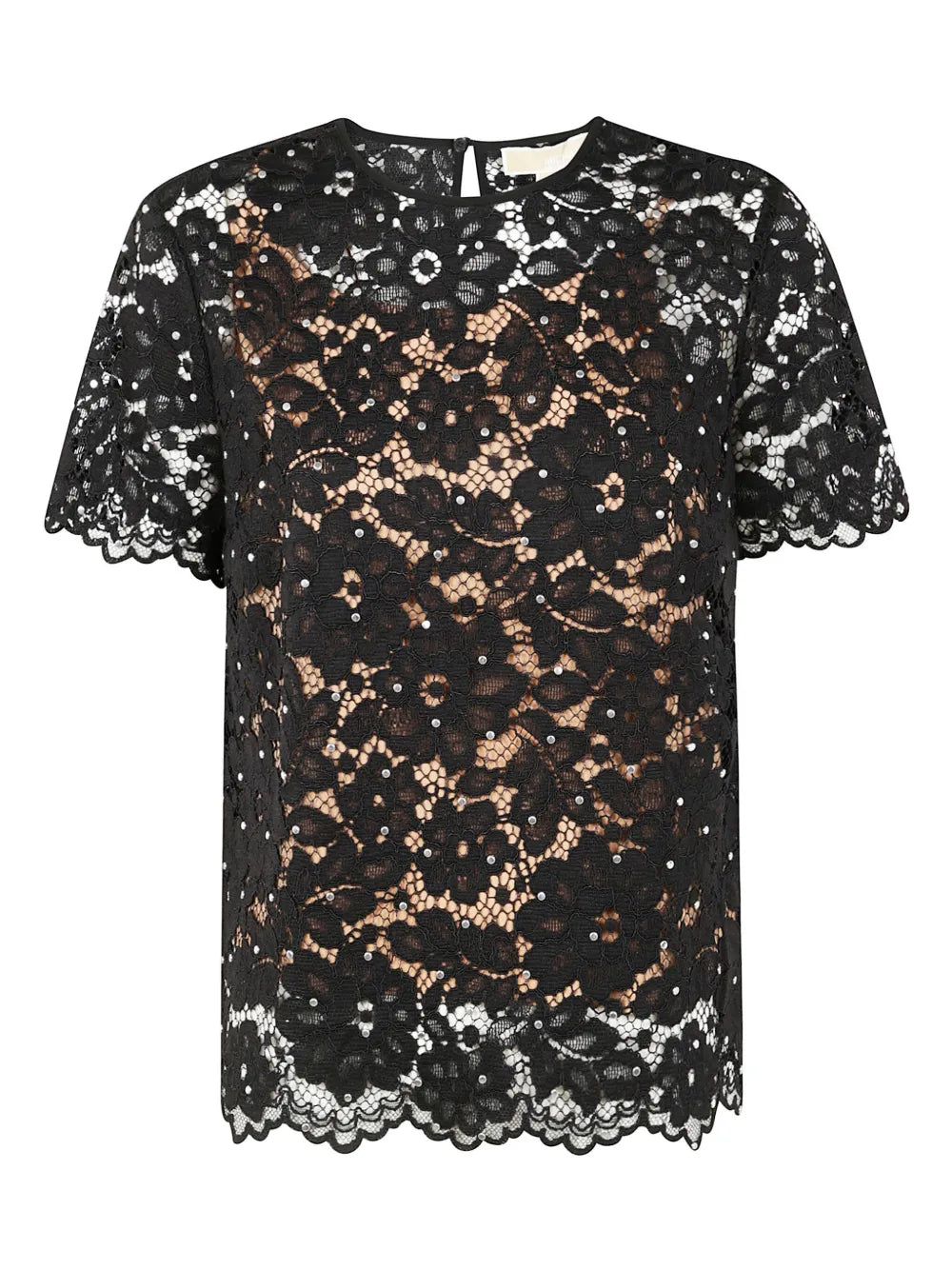Lace-Detailing Blouse