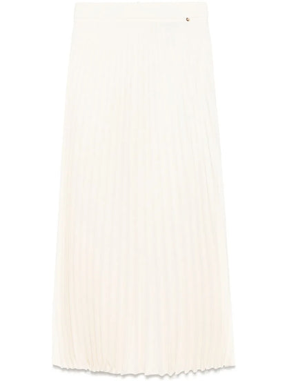 Plissé Midi Skirt