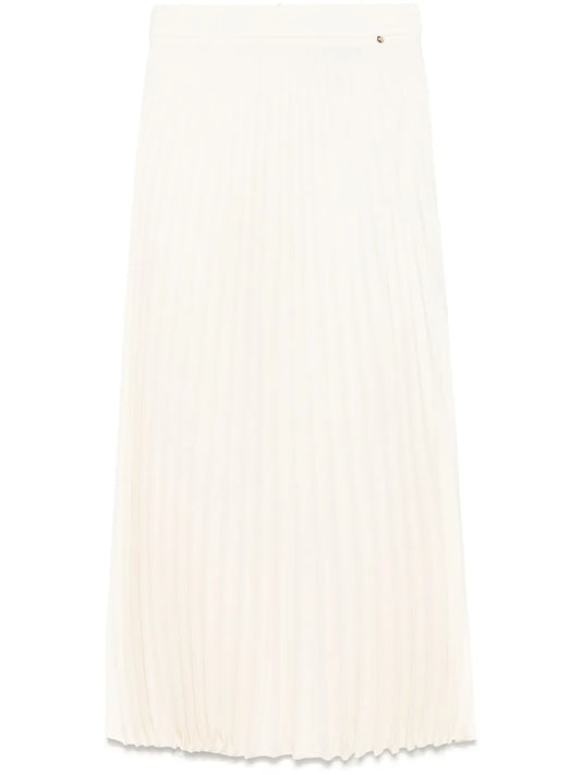 Plissé Midi Skirt