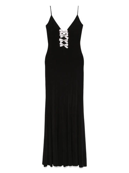 Bow-Detail Maxi Dress