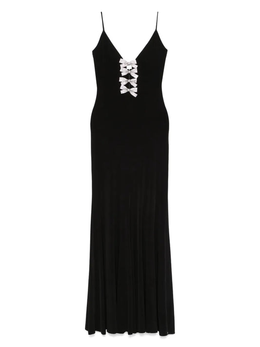 Bow-Detail Maxi Dress