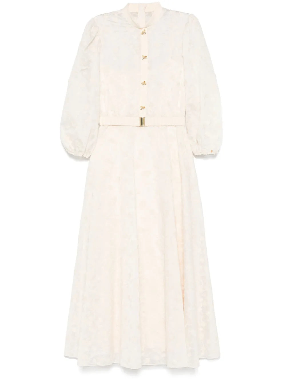 Embroidered Midi Dress