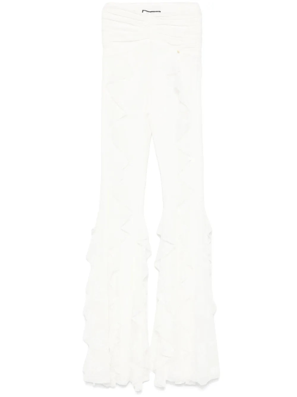 Ruffled Mesh Trousers