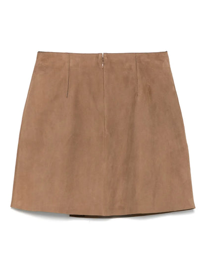 Suede Mini Skirt