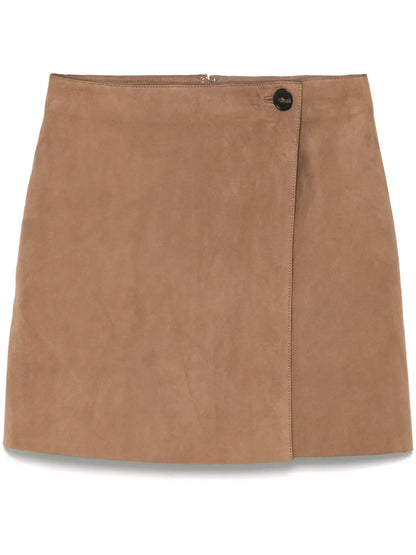 Suede Mini Skirt