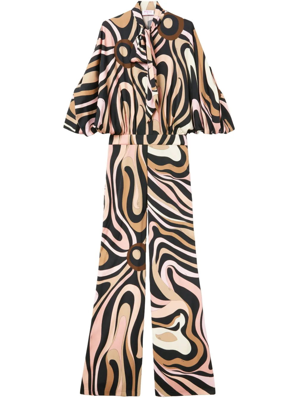 Marmo-Print Jumpsuit