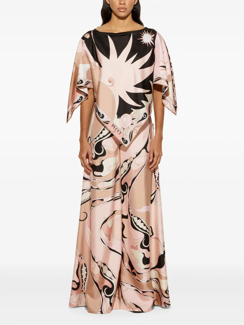 Orchidee-Print Pants
