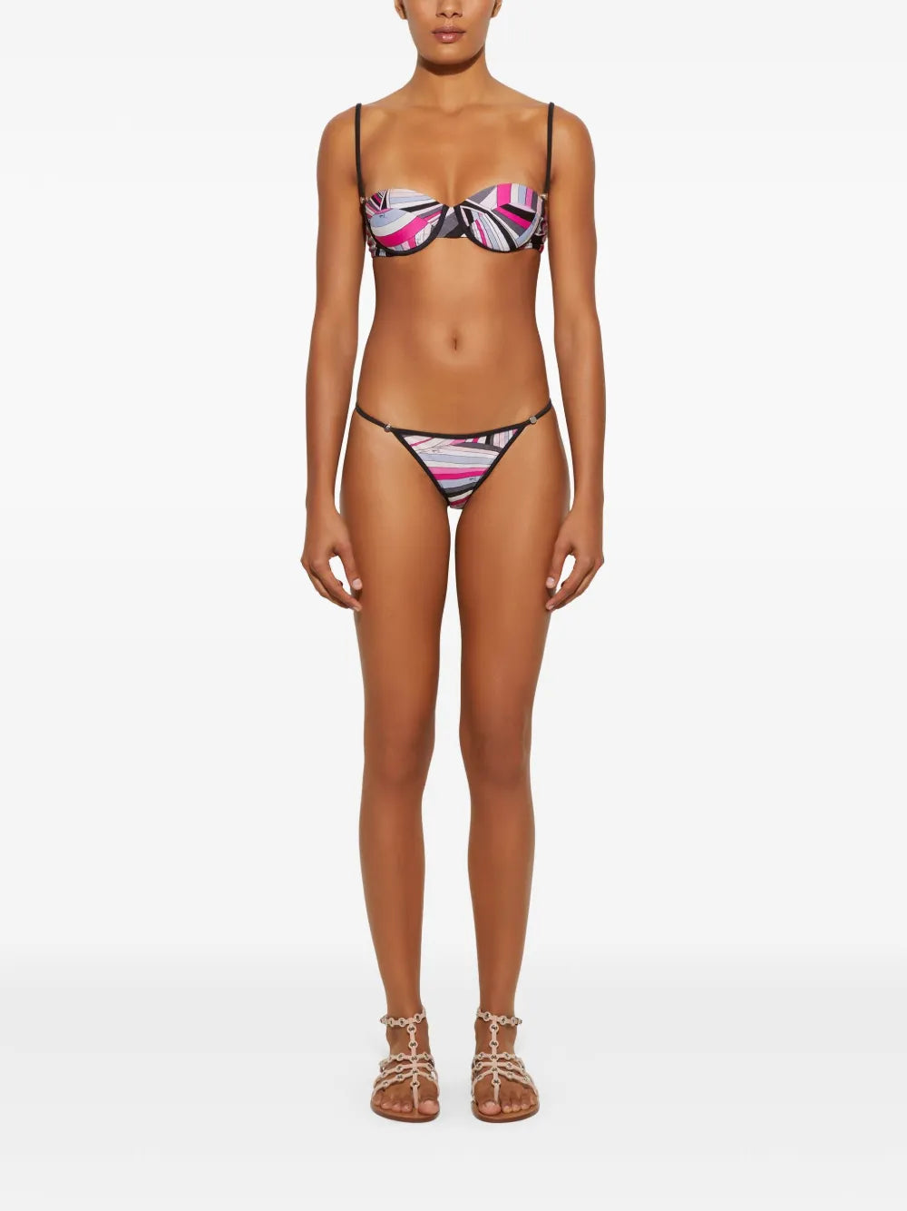Iride-Print Bikini Top