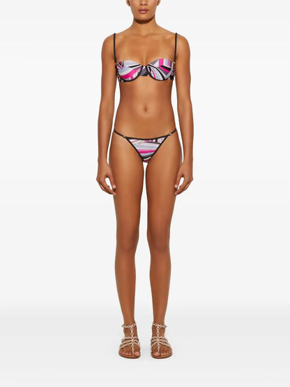 Iride-Print Bikini Top