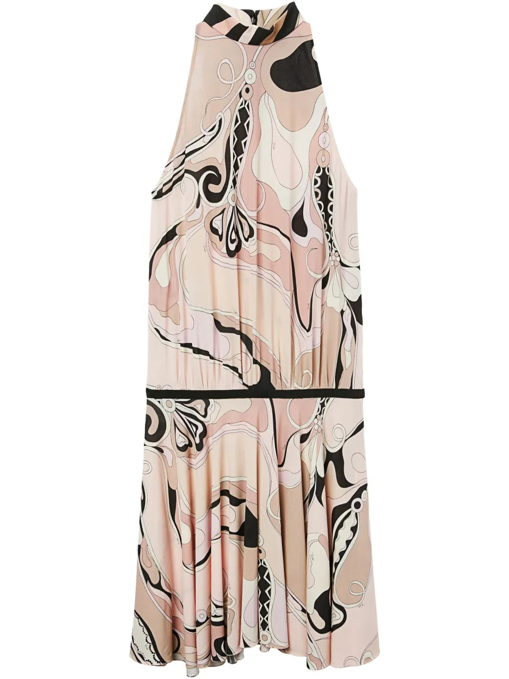 Orchidee-Print Dress