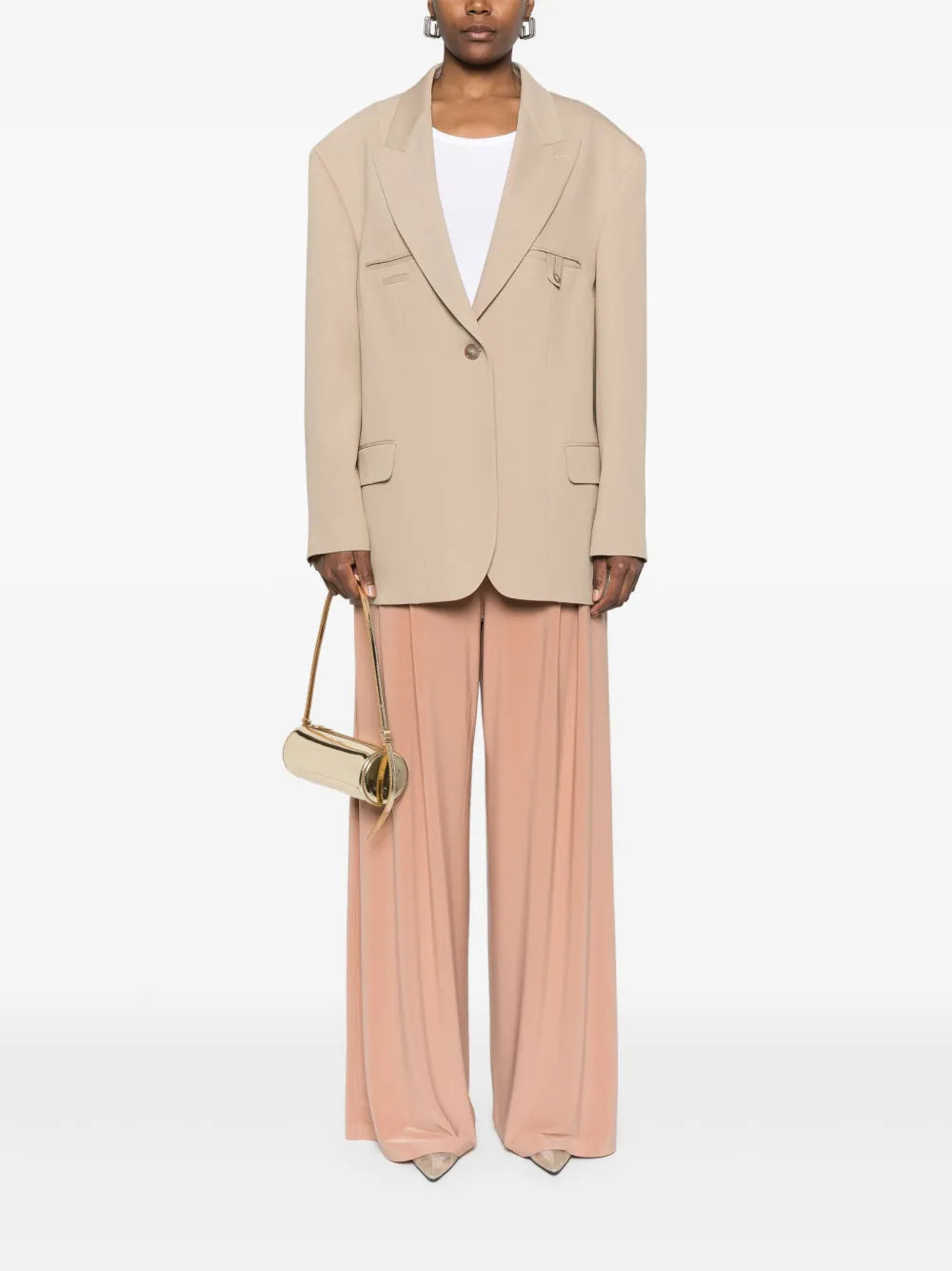 Pleat-Detail Trousers