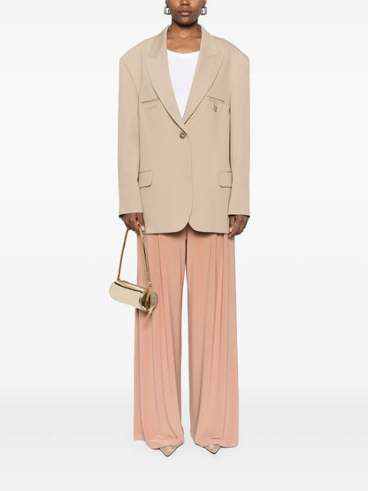 Pleat-Detail Trousers