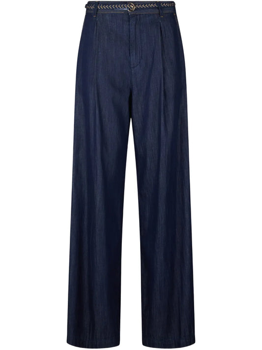 Pleated Jeans