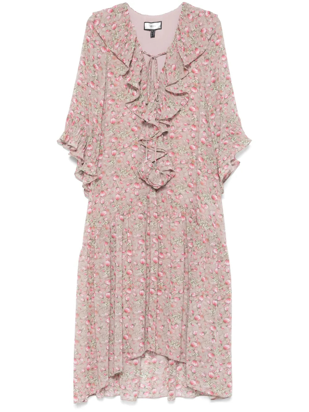 Floral-Print Midi Dress