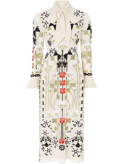 Casa Tie Midi Dress