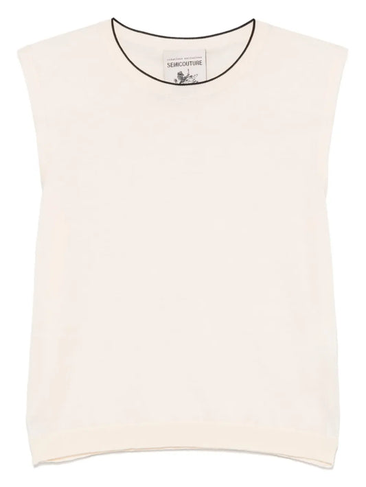 Fine-Knit Vest