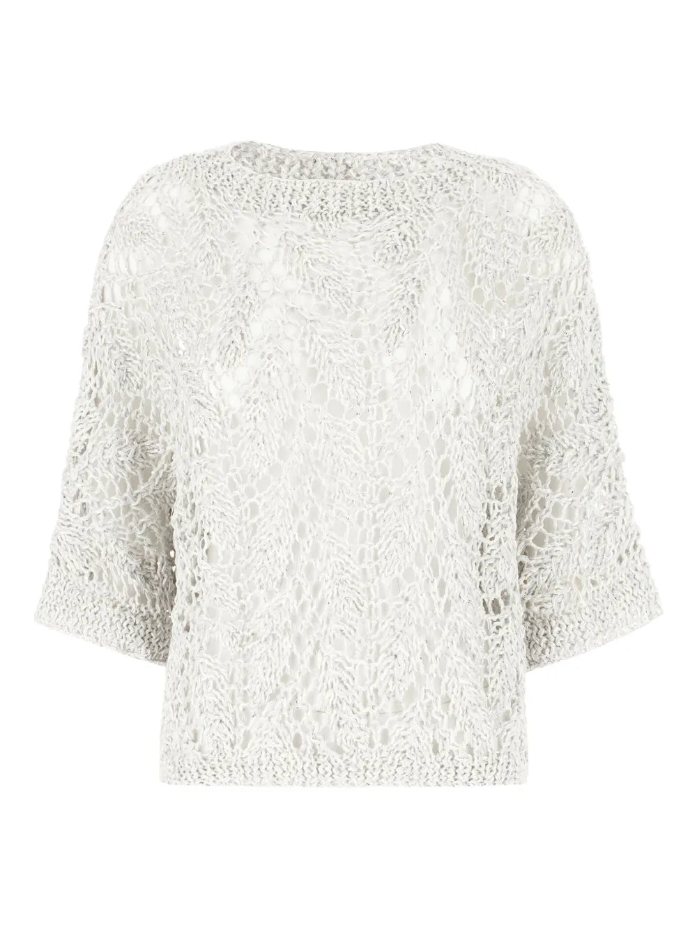 Crew-Neck Knitted Top