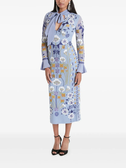 Casa Tie Midi Dress