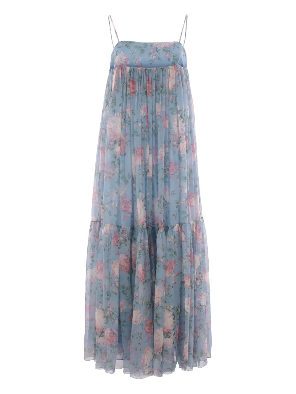 Sleeveless Silk Maxi Dress
