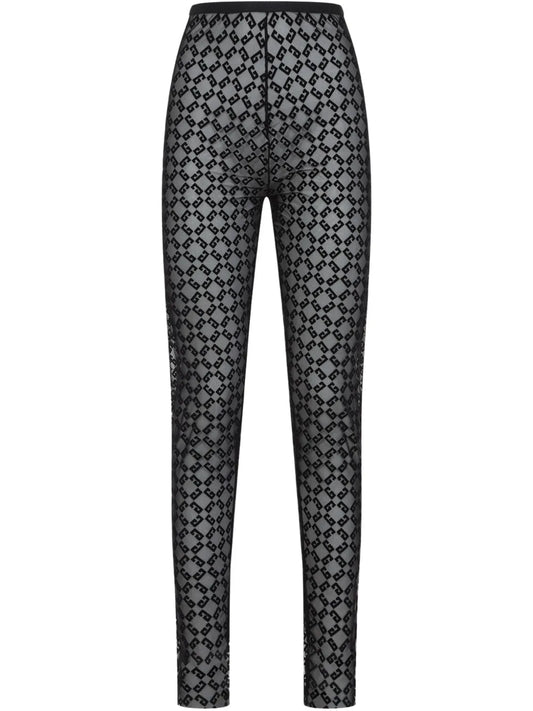 Logo-Pattern Leggings