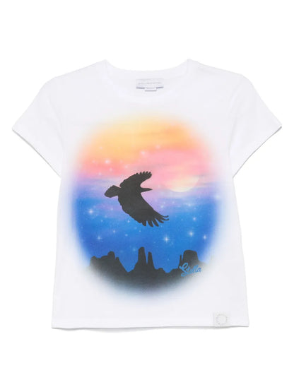 Bird-Print T-Shirt