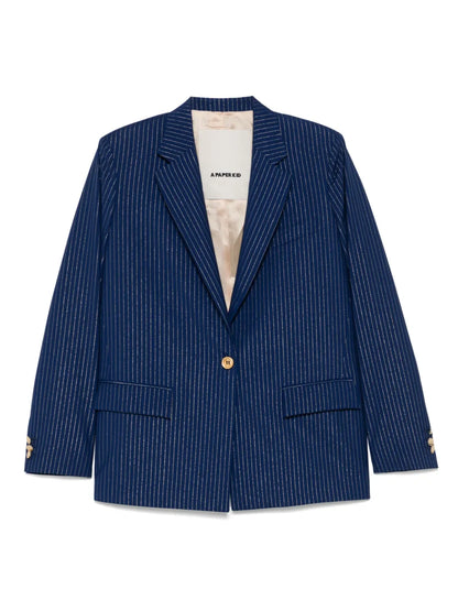 Pinstriped Blazer