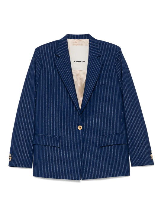 Pinstriped Blazer