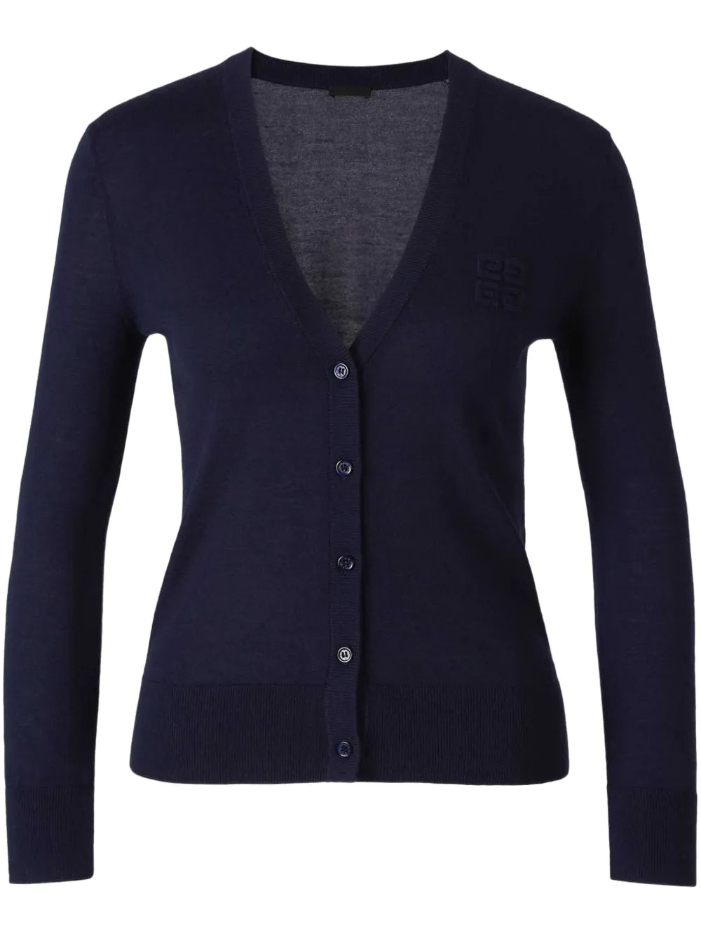 V-Neck Button-Up Cardigan