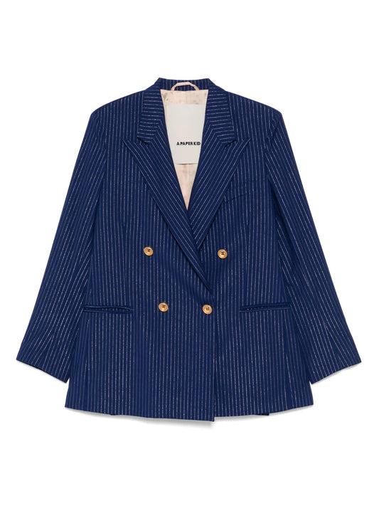 Pinstriped Blazer