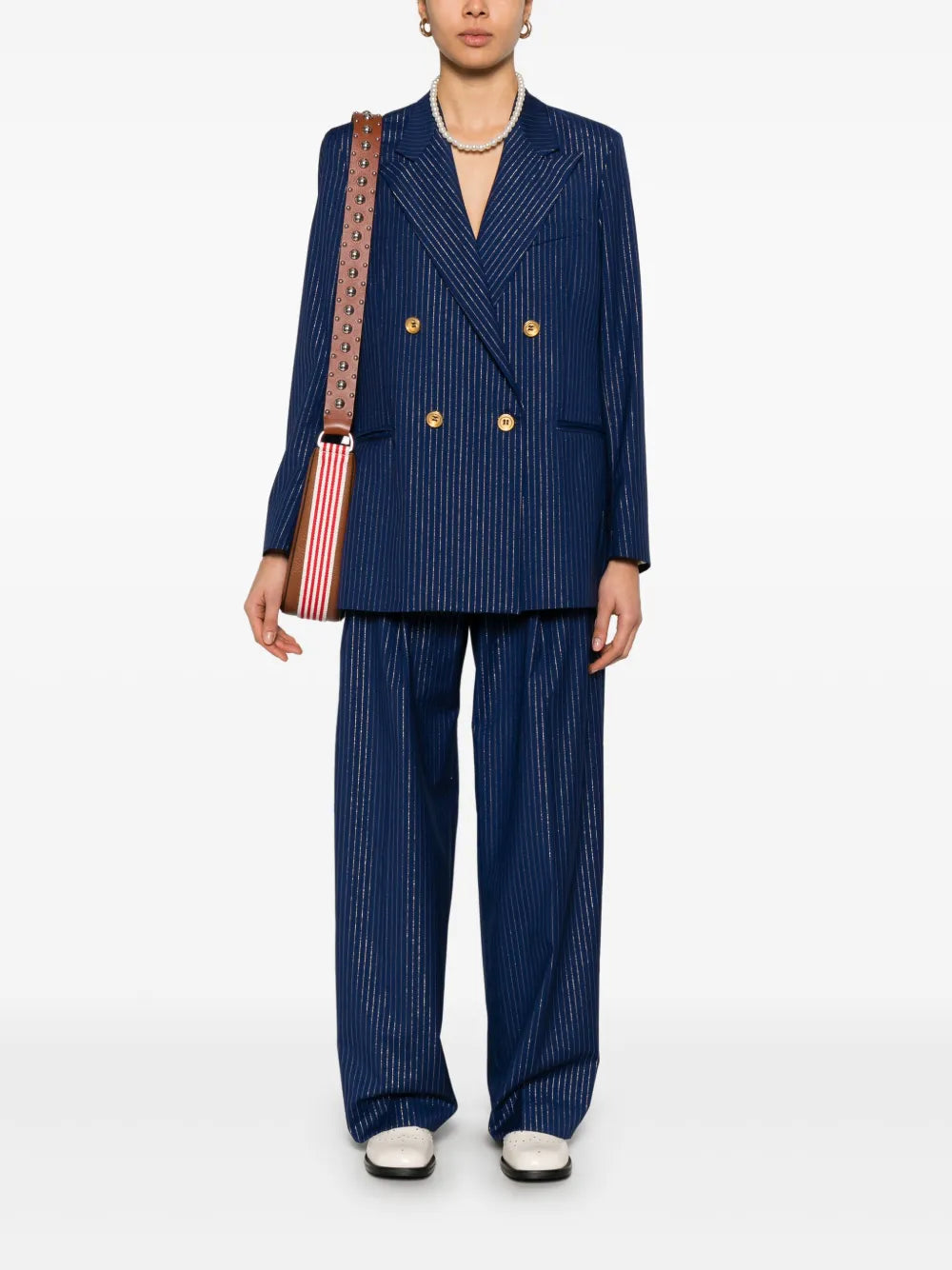 Pinstriped Blazer