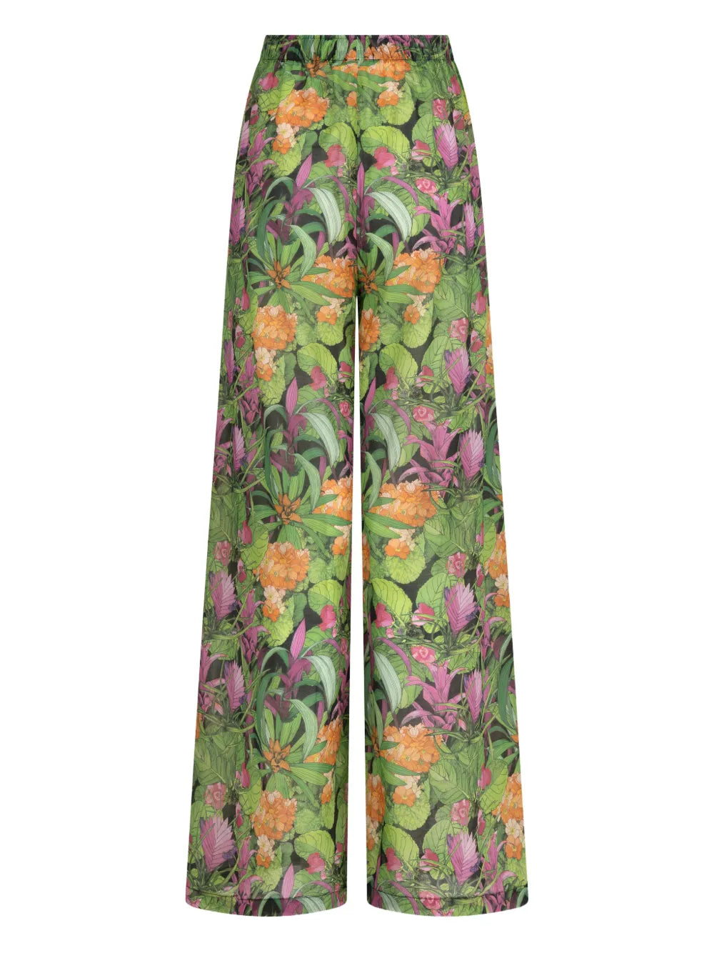 Jungle-Print Beach Trousers