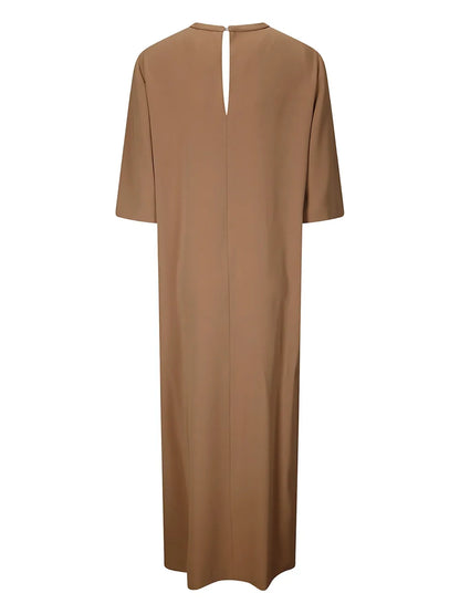 Crew Neck Maxi Dress