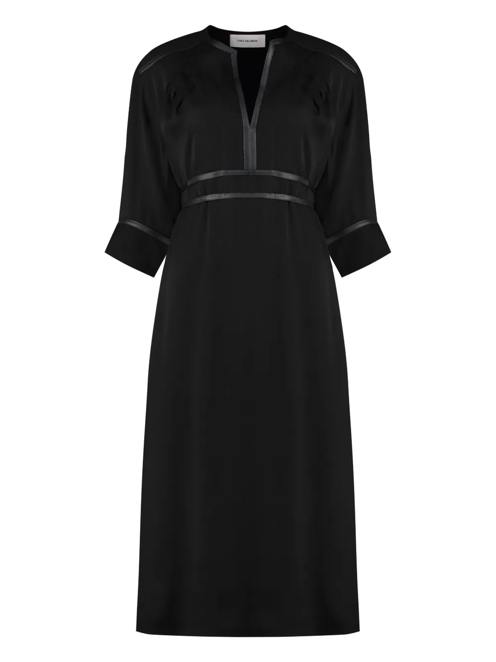 Crepe Midi Dress