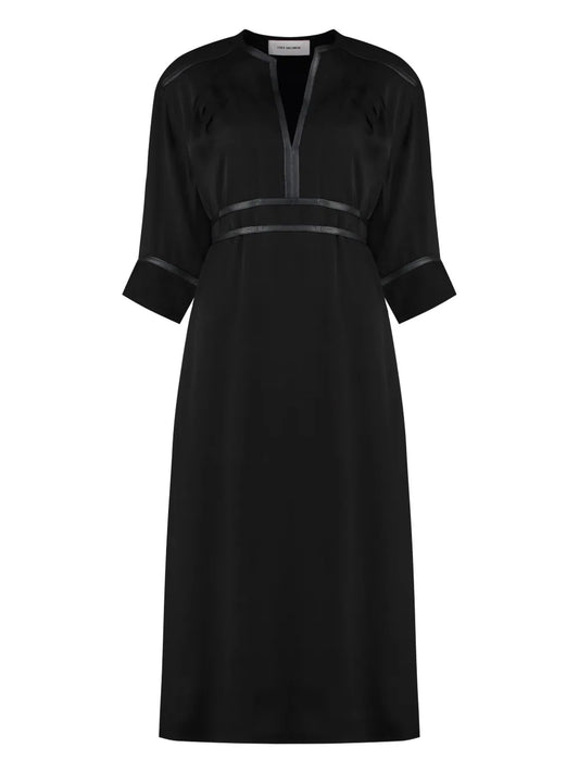 Crepe Midi Dress