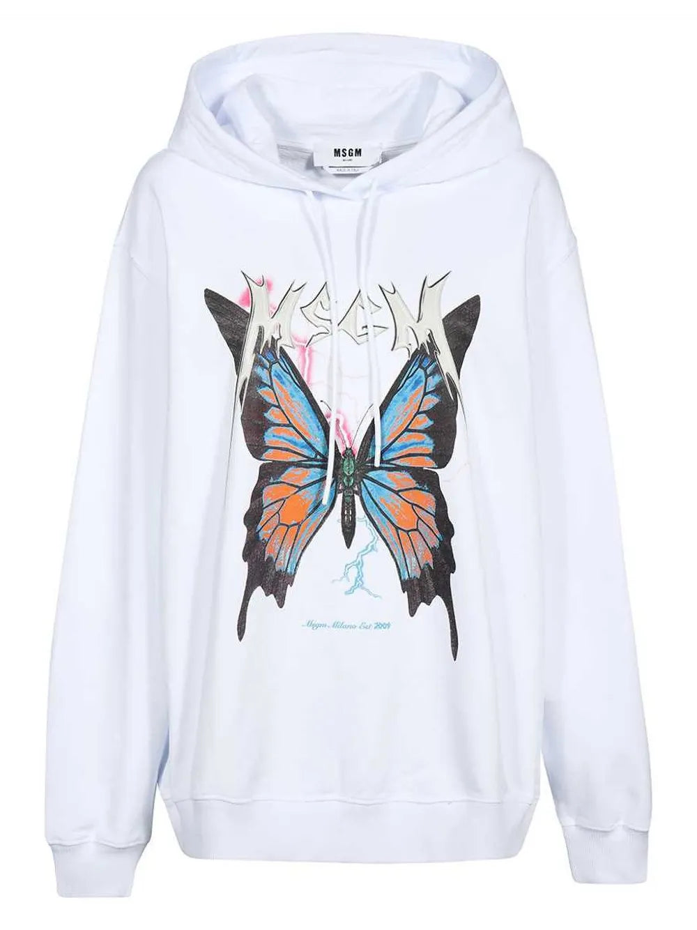 Butterfly-Print Hoodie