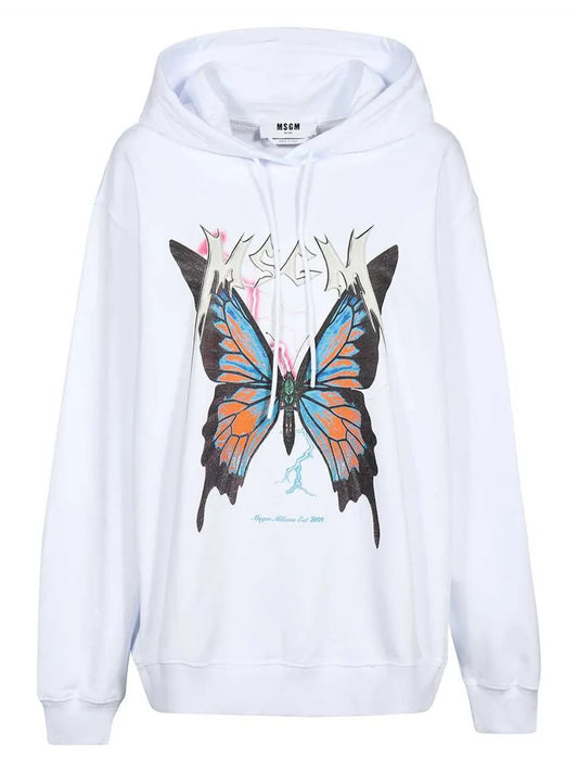 Butterfly-Print Hoodie