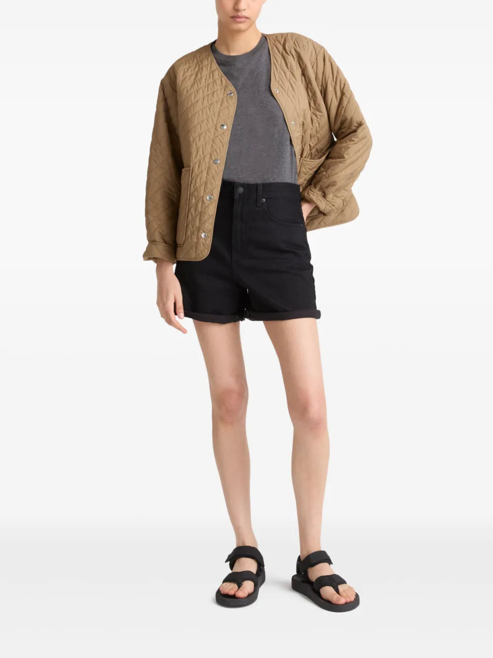 Patch-Pocket Padded Jacket
