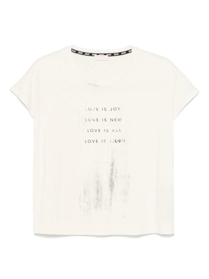 Slogan-Print T-Shirt