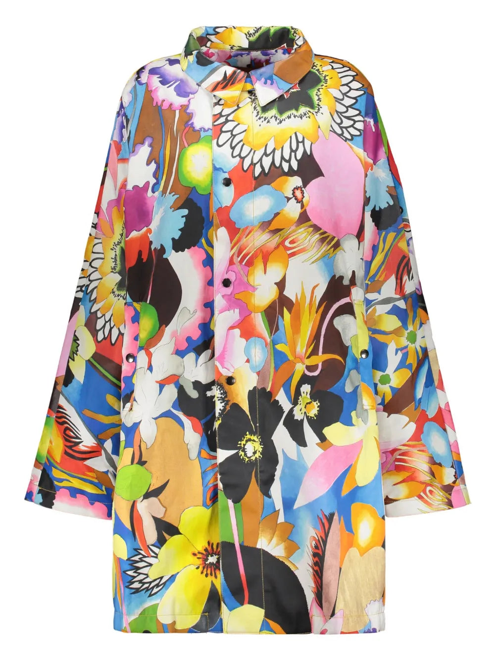 Printed Trench Coat