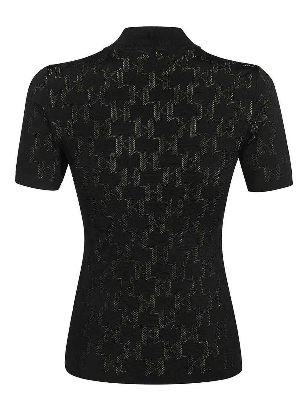 Logo-Jacquard Top