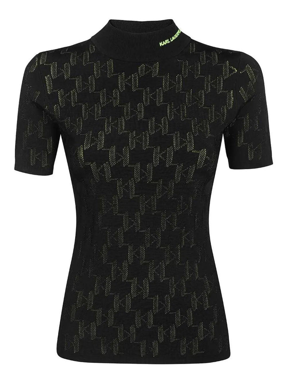 Logo-Jacquard Top