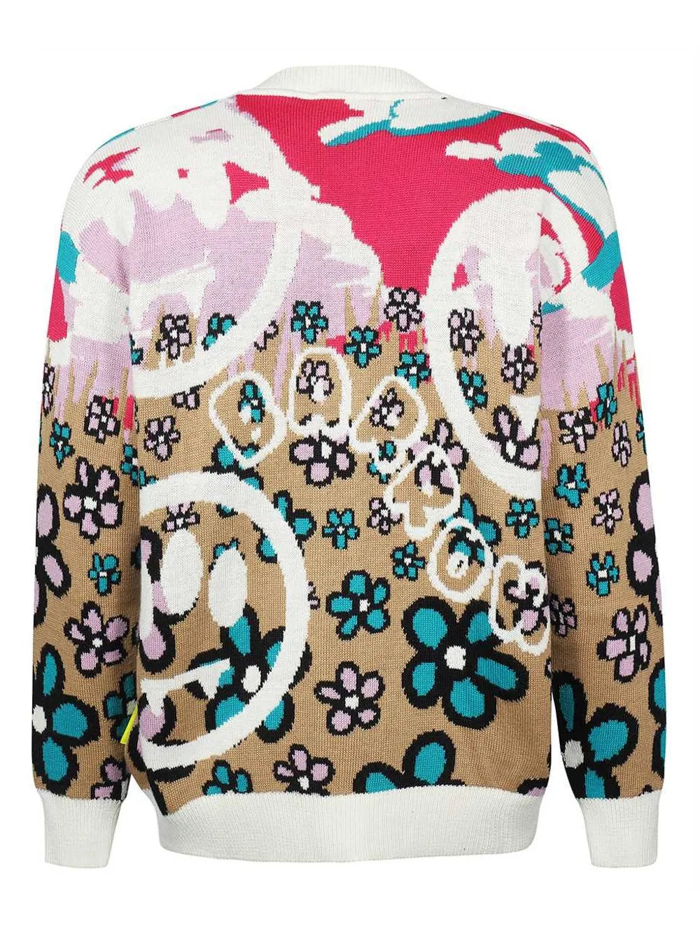 Floral-Jacquard Cardigan