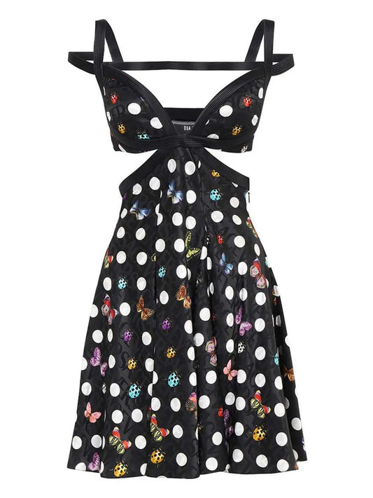 Printed Midi Dress
